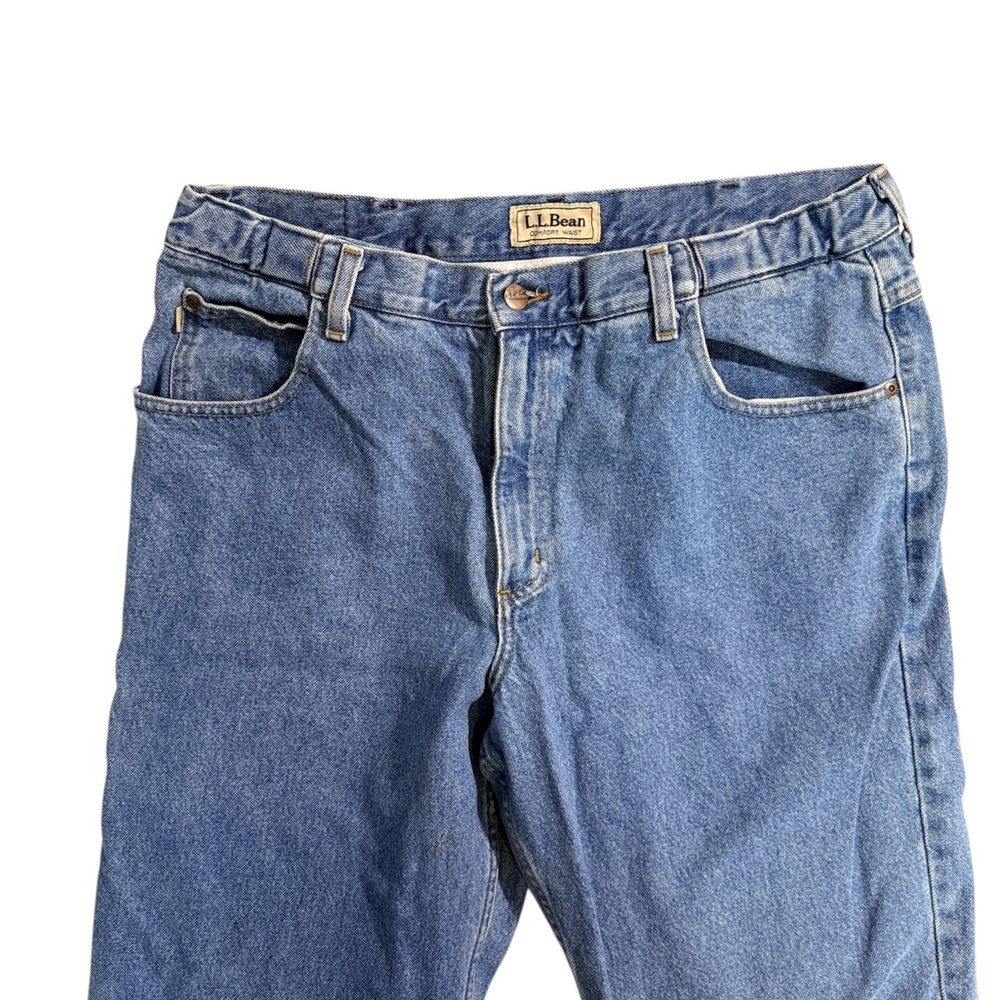 L.L.Bean Men’s Comfort Waist Jeans 36x30 Blue Denim